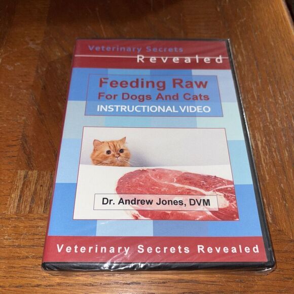 Feeding Raw for Dogs and Cats New! Veterinary Secrets Revealed Instructional DVD - Picture 1 of 2